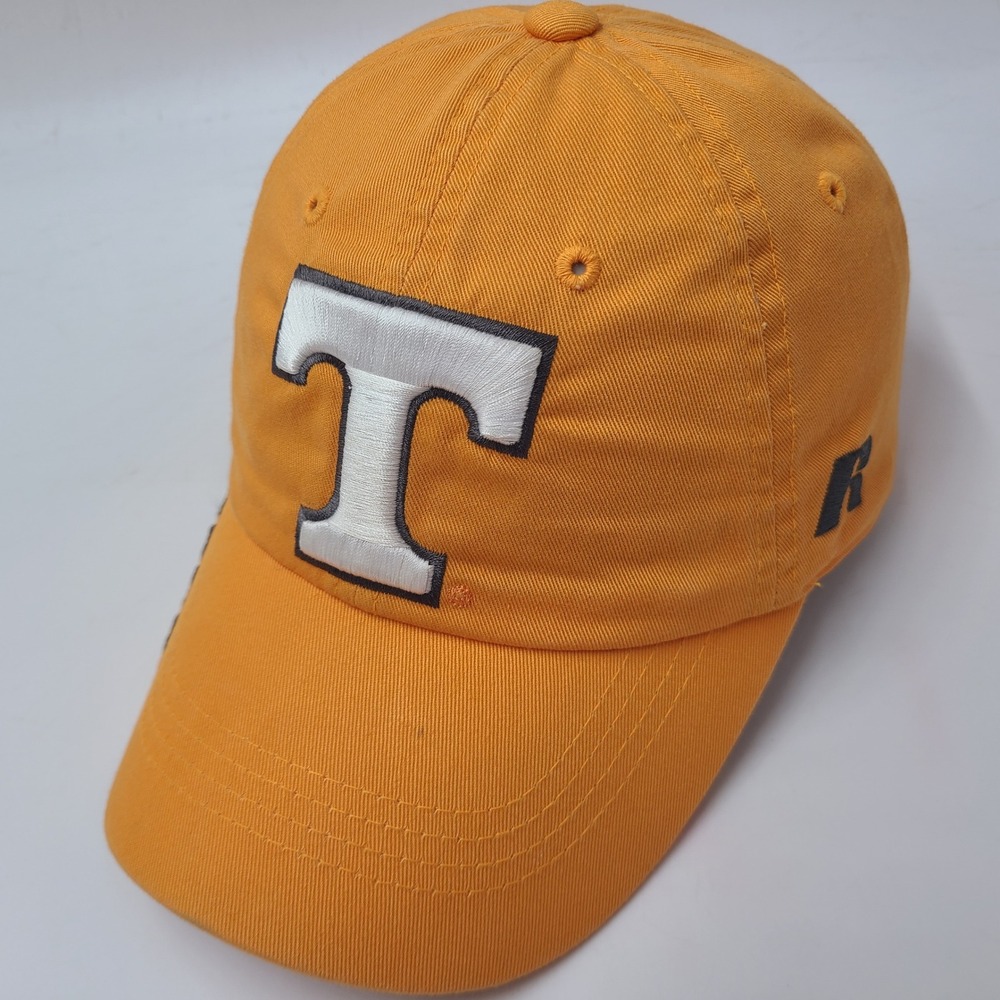 Tennessee Volunteers Hat Strapback Russell Athletic Orange White NCAA Logo Men